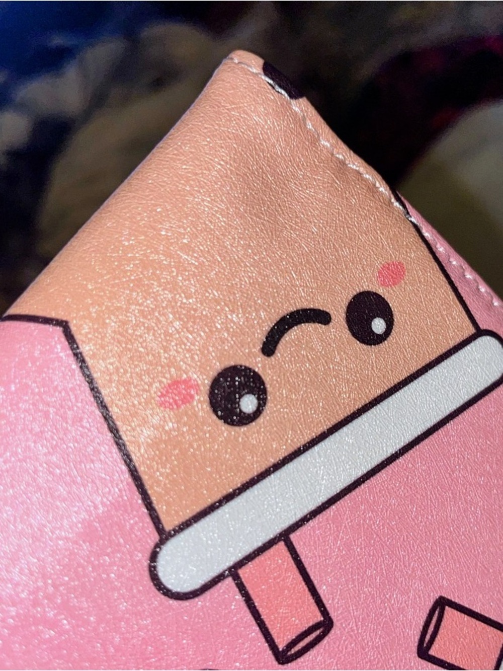 Laptop Sleeve for 15” Pink Bubble Tea with Kawaii Boba Print - Picture 10 of 14